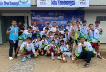 Tim Sepakbola GSI Kabupaten Sukabumi Harus Puas Di Posisi Juara 3 Bersama Kota Bandung