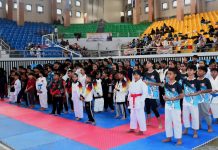 Ratusan Altet Ikuti Kejurda Karate Memprebutkan Piala Bupati Sukabumi Dan Kadisbudpora