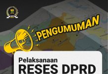 Inilah Jadwal Reses Anggota DPRD Kabupaten Sukabumi Masa Sidang I Tahun 2026
