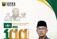 Sekertaris DPRD Kabupaten Sukabumi Wawan Godawan Mengucapkan Hari Lahir Nahdatul Ulama Ke 100 tahun, “Mengawal Indonesia Merdeka Menuju Peradaban Mulia”