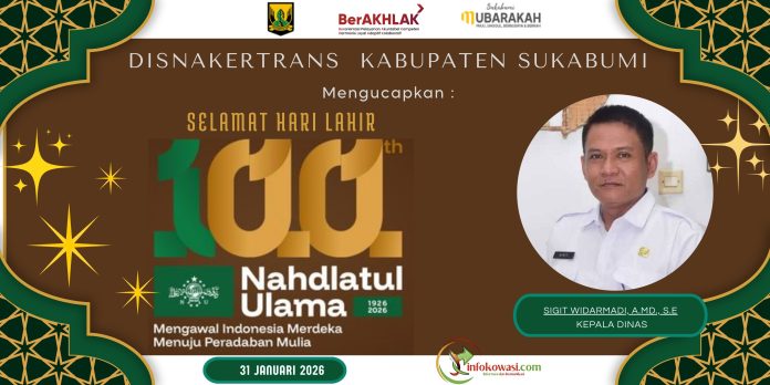 SELAMAT HARLAH NU DISNAKER