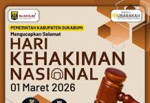 Tegaskan Komitmen Supremasi Hukum pada Hari Kehakiman Nasional Bersama DPPPA Kabupaten Sukabumi