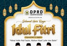 DPRD Kabupaten Sukabumi Mengucapkan Selamat Hari Raya Idul Fitri 1 Syawal 1447 H/2026 M