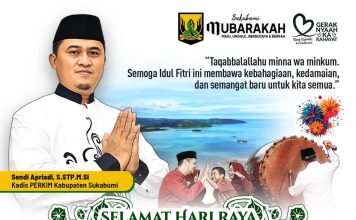 Disperkim Kabupaten Sukabumi, Mengucapkan : Selamat Hari Raya Idul Fitri 1447 Hijriah