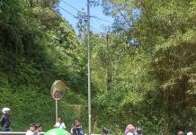 Forkopimcam Cikidang Amankan Jalur Ekstreem Leter S