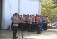 Polres Sukabumi Gelar Apel Kesiapan Pengamanan Wisata Ops Ketupat Lodaya 2026