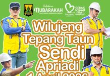 Selamat HUT Kadis Perkim SENDI APRIADI 01 April 2026