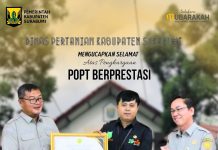 Dinas Pertanian Kabupaten Sukabumi Ucapkan Selamat dan Sukses: Egi Surya Kelana Petugas POPT Lengkong Terima Penghargaan Terbaik Nasional