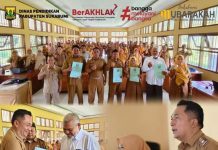 Pembinaan Jabatan Fungsional Guru Dan Penyerahan SK Kenaikan Pangkat Di Dinas Pendidikan Kab.Sukabumi