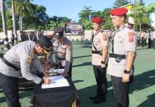 Rotasi Jabatan di Polres Sukabumi, Kapolres Tegaskan Profesionalisme dalam Bertugas