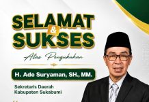 Dinas Perikanan Kabupaten Sukabumi Ucapkan Selamat Kepada Ade Suryaman Atas Dikukuhkan Kembali Sebagai Sekda Kabupaten Sukabumi
