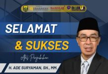 DISHUB Kabupaten Sukabumi Mengucapkan Selamat atas Dikukuhkannya H. Ade Suryaman, SH., MM., Sebagai Sekretaris Daerah Kabupaten Sukabumi
