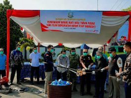 Kejari Kabupaten Sukabumi Musnahkan Barang Bukti Dari 116 Perkara, Termasuk Ratusan Ribu Butir Obat Terlarang