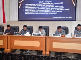 Rapat Paripurna DPRD Kabupaten Sukabumi, Ini Agenda Penting yang Disampaikan