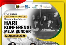 Pemerintah Kabupaten Sukabumi Mengucapkan Hari Konfrensi Meja Bundar 23 Agustus