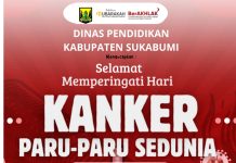 Peran utama Dinas Pendidikan Kabupaten Sukabumi Pada Peringatan Hari Janker dan Paru Sedunia 01 Agustus 2026