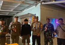 Patroli Gabungan Cipta Kondisi di Cikidang, Petugas Amankan 24 Botol Minuman Beralkohol Tanpa Izin