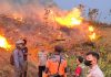 BPBD Kab Sukabumi: Karhutla Lalap 18 Hektare Lahan Perhutani di Jampangtengah
