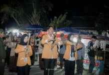 Semarak Muharaman 1448 H di Desa Cibitung, KKM 02 Cibitung STKIP Bina Mutiara Bersama Warga Gelar Pawai Obor dan Santunan Anak Yatim
