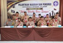 Wakili Ketua Kwarcab Sukabumi: Ali Iskandar Lantik Mabiran Bantargadung serta Saksikan Pelantikan Ketua Kwarran