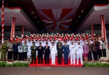 Upacara Penurunan Bendera Merah Putih, Wabup” Semangat Kemerdekaan Harus Dirawat Melalui Pengabdian”