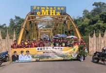 HJKS ke-156, LSM Dampal Jurig Kolaborasi dengan PDAM TBW Tanam 1.560 Pohon di Bumi Cinumpang