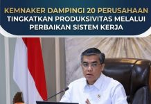 Kemnaker Dampingi 20 Perusahaan, Tingkatkan Produktivitas melalui Perbaikan Sistem Kerja