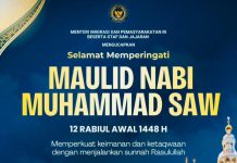 Kementerian Imigrasi dan Pemasyarakatan Mengucapkan Selamat Memperingati Maulid Nabi Muhammad SAW