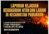 Laporan Kejadian Kebakaran Hutan dan Lahan di Kecamatan Pabuaran Pusdalops PB BPBD Kabupaten Sukabumi Catat Peristiwa Karhutla