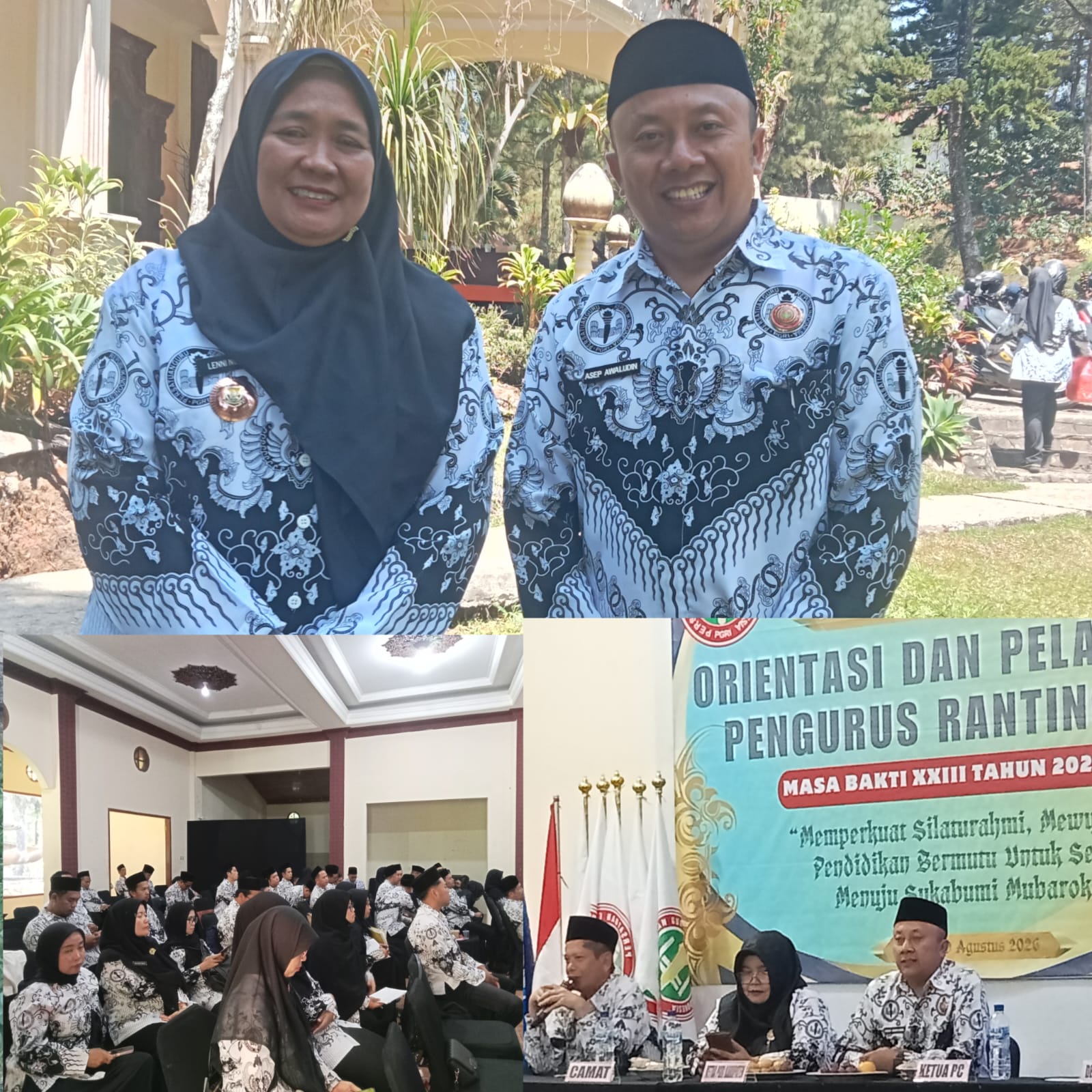 PGRI Kecamatan Cidahu Gelar Orientasi dan Pelantikan 60 Pengurus Ranting PGRI Masa Bakti 2025–2030