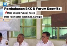 Pembahasan BKK dan Forum Deswita di Puncak Kasep: Perkuat Desa Wisata Menuju Mandiri dan Berdaya Saing