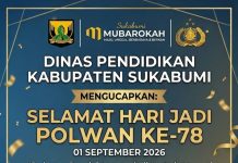 Dinas Pendidikan Kabupaten Sukabumi Mengucapkan Hari Polwan 01 September 2026
