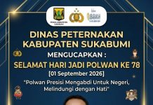 Dinas Peternakan Kabupaten Sukabumi Mengucapkan Hari Polwan 01 September 2026