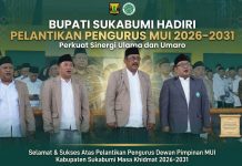 Perkuat Sinergi Ulama dan Umaro, Bupati Sukabumi Hadiri Pelantikan Pengurus MUI 2026–2031
