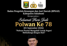 BPKAD Kabupaten Sukabumi Mengucapkan Selamat Hari Polwan Ke 78