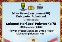 Dinas Pekerjaan Umum Kabupaten Sukabumi Mengucapkan Selamat Hari Polwan Ke 78