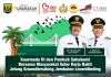 Koarmada RI dan Pemkab Sukabumi Bersama Masyarakat Gelar Kerja Bakti Jelang Groundbreaking Jembatan Leuwidinding