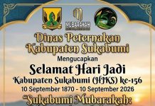 HJKS ke-156, Dinas Peternakan kabupaten Sukabumi Dorong Potensi Peternakan Jadi Kekuatan Agroindustri Daerah