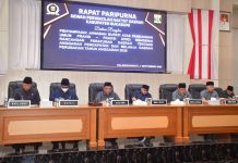 Paripurna DPRD, Bupati” Penyesuaian APBD Pertimbangkan Fiskal Daerah dan Prioritas Pembangunan”