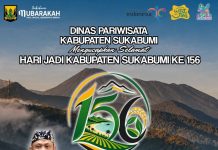 Dinas Pariwisata Kabupaten Sukabumi Mengucapkan Selamat HUT Kabupaten Sukabumi Ke 156