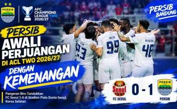 PERSIB Curi Kemenangan di Seoul, Gol Cepat Julio Cesar Jadi Penentu Tiga Poin ACL Two