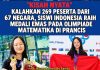 Danica Odelia Ukir Sejarah, Perempuan Indonesia Pertama Raih Emas di EGMO Prancis