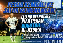 PERSIB Kembali ke Jalur Kemenangan, Eliano Reijnders Puji Peran Bobotoh di Jepara