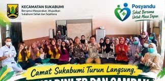Camat Sukabumi Turun Langsung, Deteksi Dini TB dan Campak Diperkuat di Posyandu Gurame