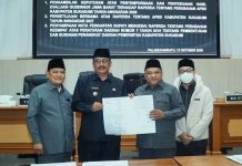 Bupati Hadiri Paripurna DPRD Kabupaten Sukabumi, Apresiasi Atas Dukunganya Terhadap Pembangunan Daerah