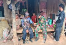 Bakeslap Satgas TMMD ke-130 Kodim 0622 Berikan Pengobatan, Wujud Nyata Peduli Kesehatan Warga