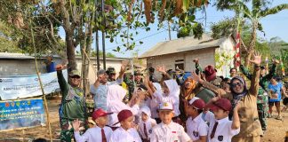 Dulu Tempuh 2 Kilometer Demi Air Bersih, Kini 60 KK dan Siswa SDN Cikole Rasakan Manfaat Sumur Bor TMMD ke-130 Kodim 0622