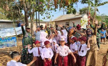 Dulu Tempuh 2 Kilometer Demi Air Bersih, Kini 60 KK dan Siswa SDN Cikole Rasakan Manfaat Sumur Bor TMMD ke-130 Kodim 0622