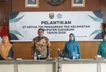 TP PKK Kecamatan Dilantik, Bupati” Kuatkan Koordinasi Dan Komunikasi Dan Lebih Peka Masalah Di Wilayah”