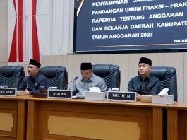 Rapat Paripurna, Agenda Jawaban Bupati Atas Pandangan Umum Fraksi DPRD